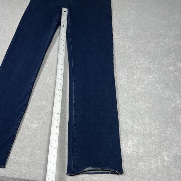 Betabrand Jeans Womens Size Medium Blue Straight Stretch Pull On Dark Wash - Picture 7 of 12